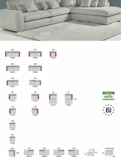 Hoeksalon CAPIZZI Sofa Modulair