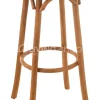 J-LINE Houten barstoel Ali Scandinavisch teak hout naturel