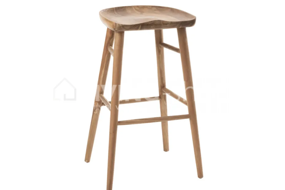 J-LINE J Line barstoel hout Scandinavisch