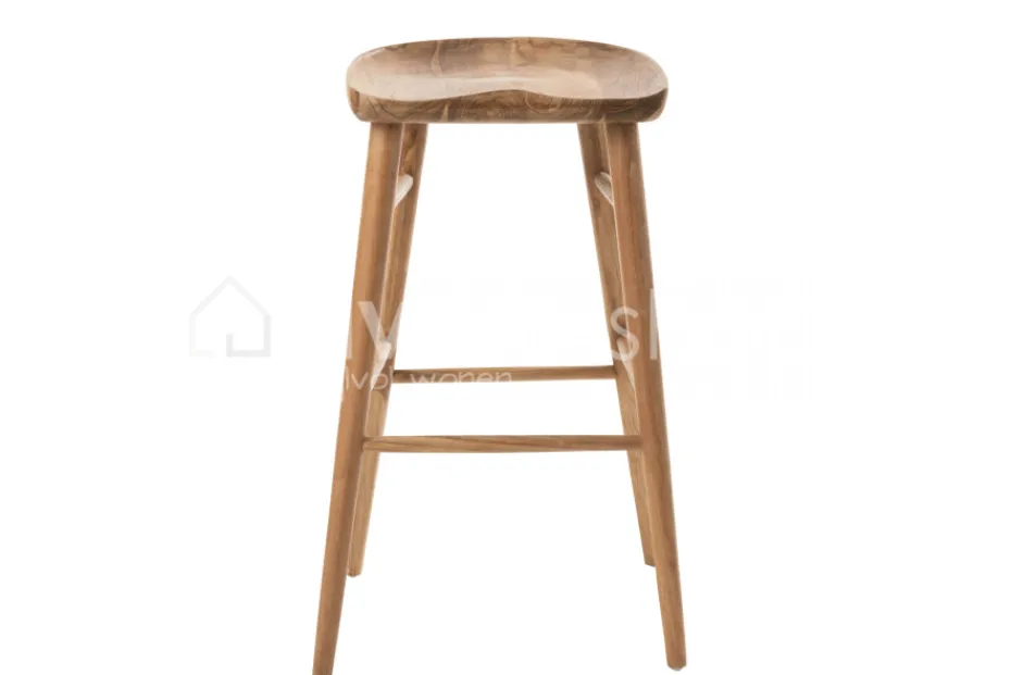 J-LINE J Line barstoel hout Scandinavisch