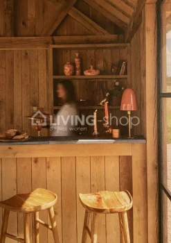 J-LINE J Line barstoel hout Scandinavisch