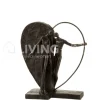 J-LINE J LINE beeld Koppel in half hart