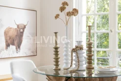J-LINE Jak in winterlandschap Wanddecoratie