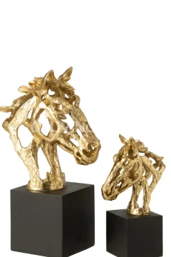 J-LINE Artist paardenkop op voet