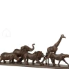J-LINE beeld 5 dieren op een rij