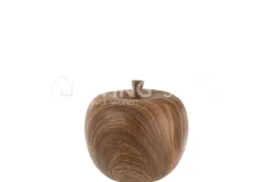 J-LINE decoratieve appel bruin Medium