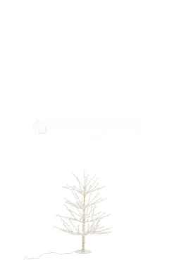 J-LINE Kerstboom kaal LED met parels Large