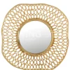 J-LINE spiegel goud