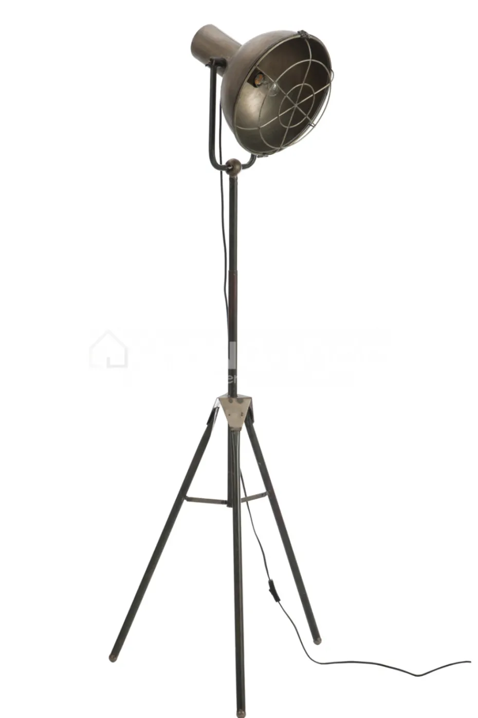 J-LINE staanlamp halve bol metaal