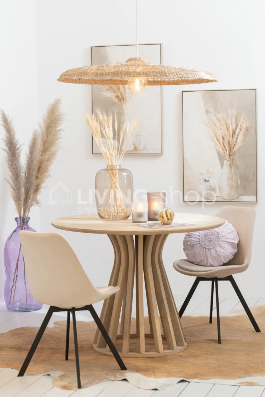 J-LINE stoel Helene beige