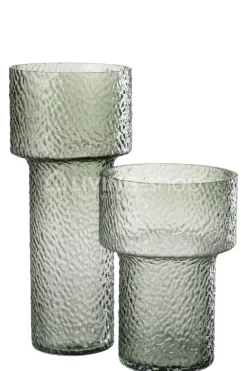 J-LINE Vaas Betty Glas groen Large