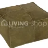 J-LINE Vierkante Poef Koevel Ottoman J Line