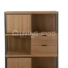 J-LINE vitrinekast hout/metaal