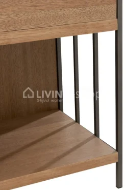 J-LINE vitrinekast hout/metaal