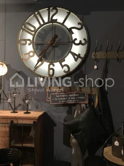 J-LINE JLINE Wandklok LED industrieel