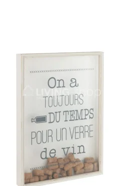 J-LINE Kader wijn quote Engelse Large Wanddecoratie