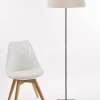 Verlichting online Klassieke vloerlamp metaal zwart staanlamp