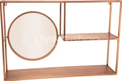 Cosy & Trendy Koper wandrek met spiegel