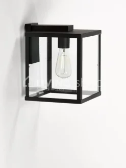 Verlichting online Kubus kooi buitenwandlamp landelijk industrieel