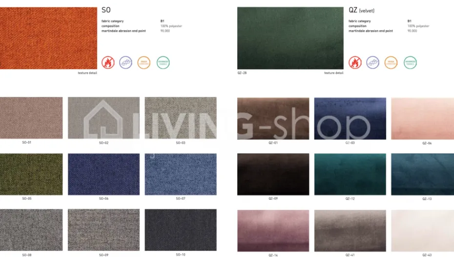 PR LIVING Landelijke sofa Simone
