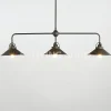 Verlichting online Landelijke stijl hanglamp Biliardo antiek brons 2 lampen
