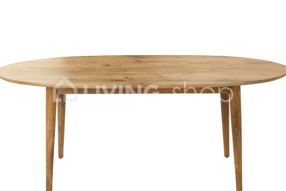 J-LINE Landelijke Stijl Houten Dineertafel Camille