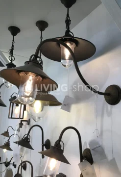 Verlichting online Landelijke stijl wandlamp outdoor Biliardo