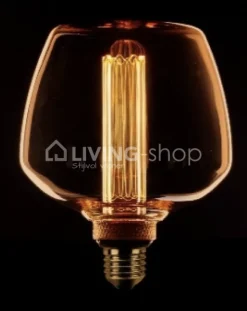 Verlichting online LED Kooldraadlamp E27 met dimmer 3 dimstanden