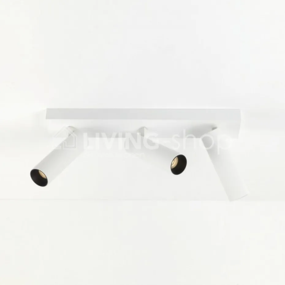 Verlichting online LED Micro tube 3 spots wit