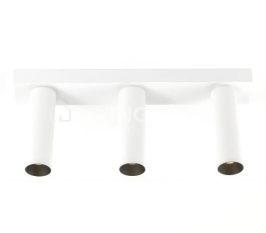 Verlichting online LED Micro tube 3 spots wit
