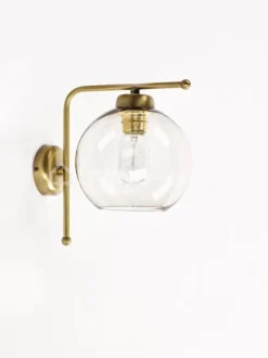 Verlichting online Led muurlamp industrieel vintage retro wandlamp Ottone