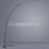 Verdace verlichting LED vloerlamp boog klakkebuis wit