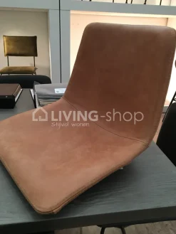 PR LIVING Lina Stoel industrieel vintage PU leder