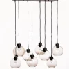 Verlichting online Loft bollenluchter lampenpendel met globes