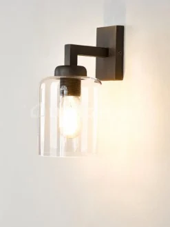 Verlichting online Loft stijl wandlamp brons