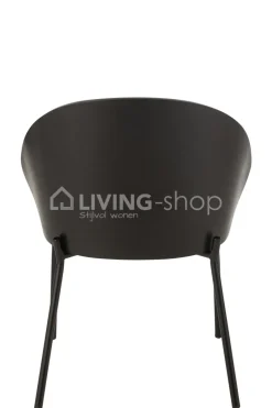 J-LINE Lone stoel vintage hout bruin