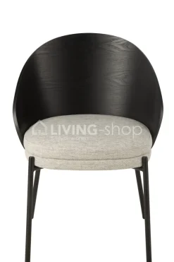 J-LINE Lone stoel vintage hout bruin
