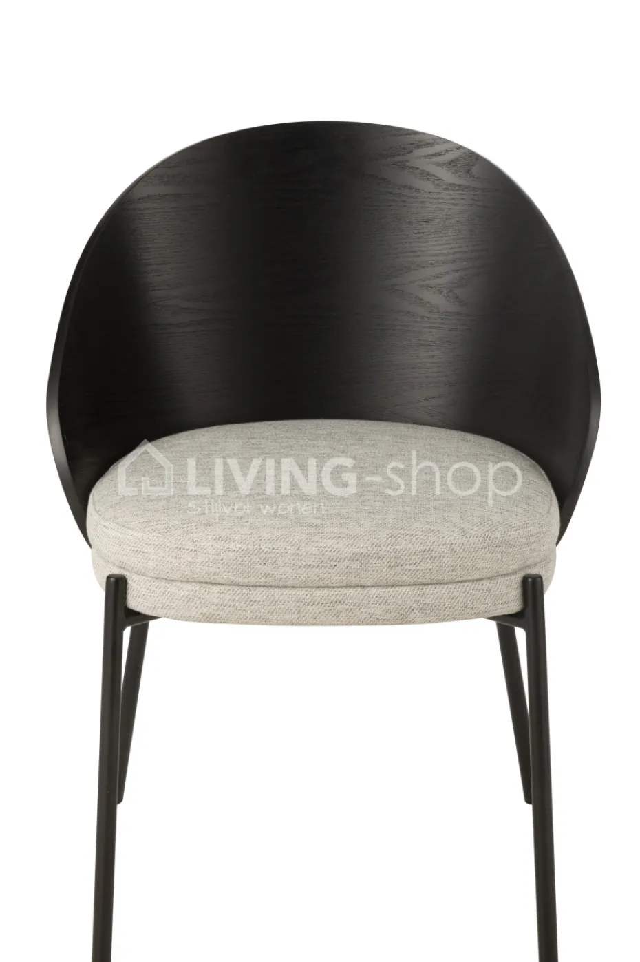 J-LINE Lone stoel vintage hout bruin