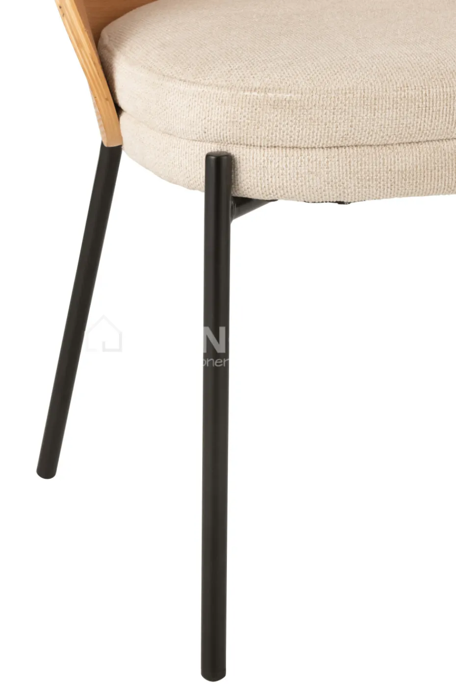 J-LINE Lone stoel vintage hout bruin