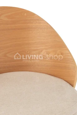 J-LINE Lone stoel vintage hout bruin