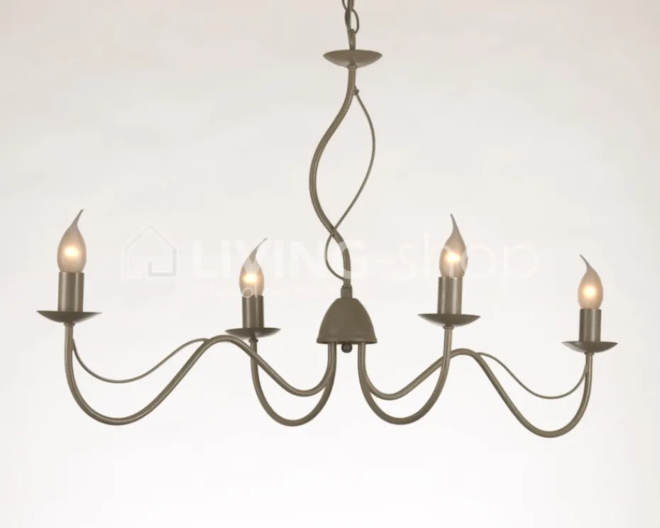 Verdace verlichting Long Island Pale taupe metal, excl. 12x60W - 94cmx48cm
