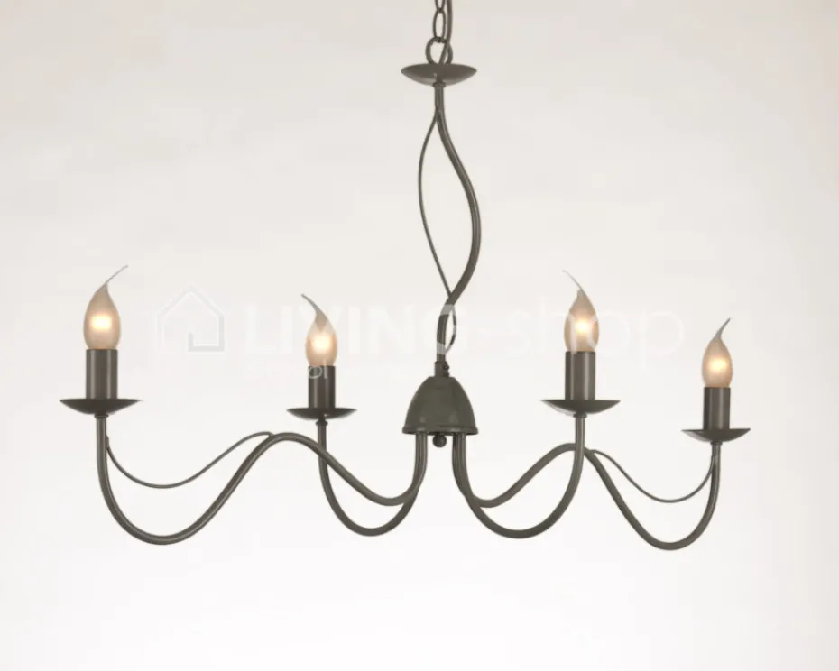 Verdace verlichting Long Island Pale taupe metal, excl. 12x60W - 94cmx48cm