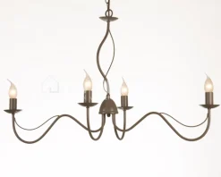 Verdace verlichting Long Island Pale taupe metal, excl. 12x60W - 94cmx48cm