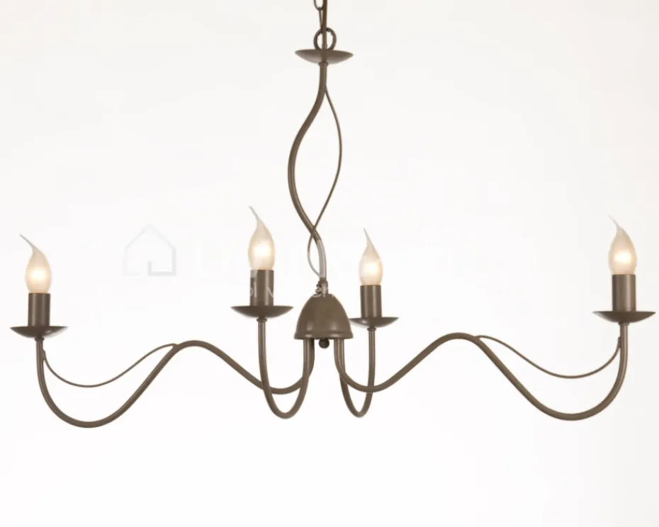 Verdace verlichting Long Island Pale taupe metal, excl. 12x60W - 94cmx48cm
