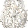 Verdace verlichting Luster hal satin wit, landelijke halluster