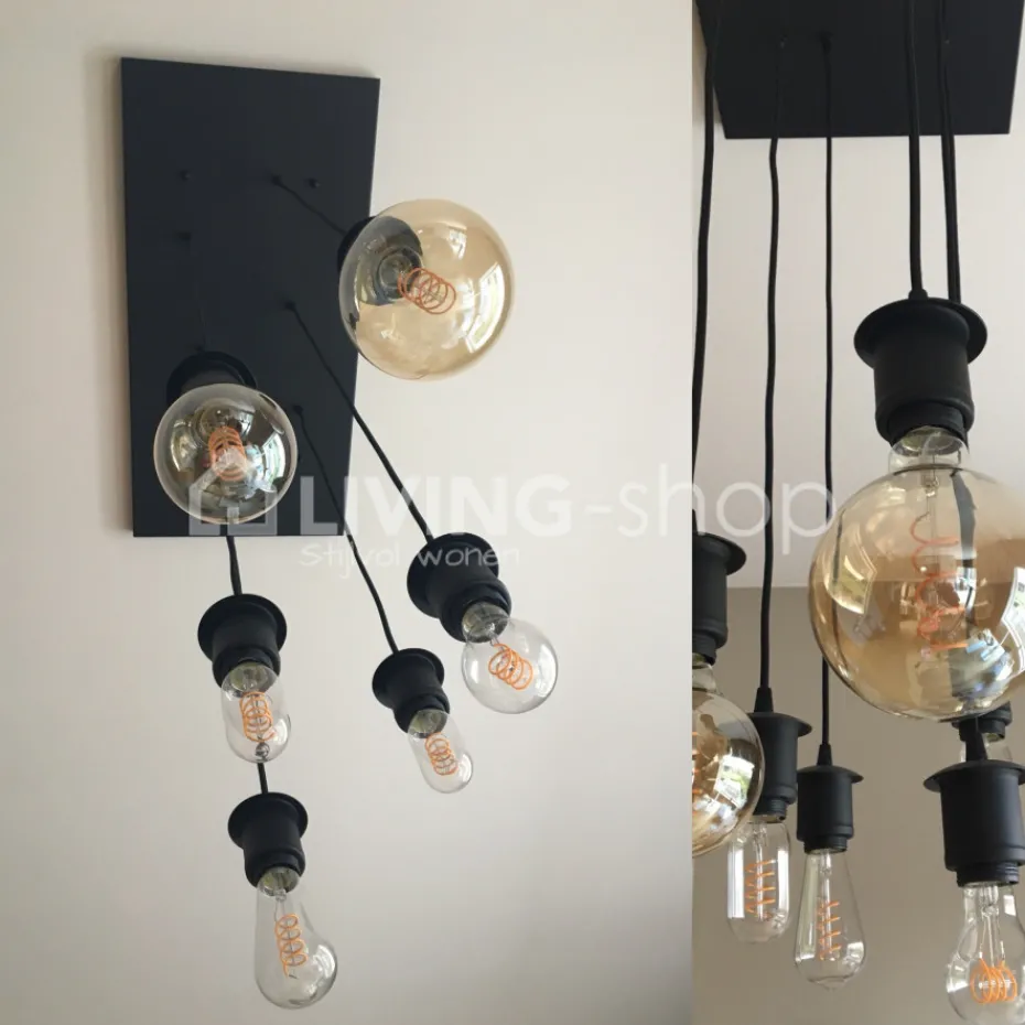 Verdace verlichting Luster met bollen pendels