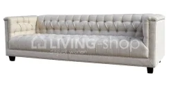 PR LIVING Luxueuze lounge sofa 3 zit met knopen