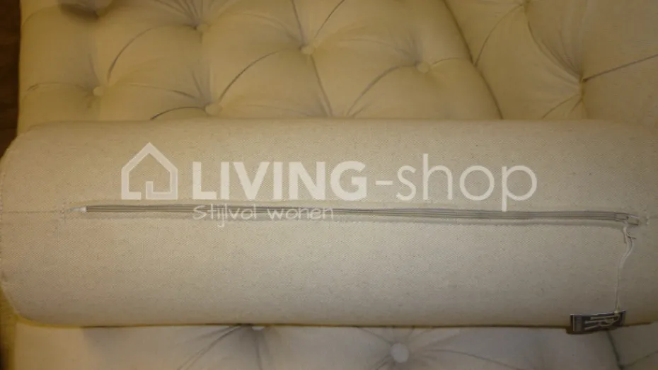 PR LIVING Luxueuze lounge sofa 3 zit met knopen