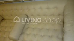 PR LIVING Luxueuze lounge sofa 3 zit met knopen