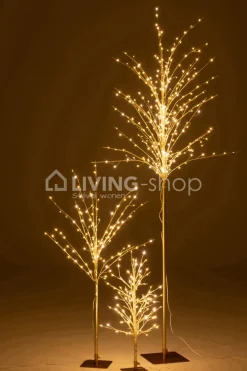 J-LINE Medium Kale boom LED metaal goud